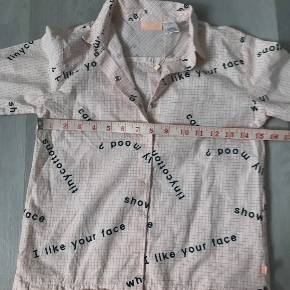 TINYCOTTONS KIDS PINK CHECK SHIRT SNAP BUTTON 8Y